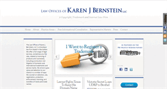 Desktop Screenshot of karenbernsteinlaw.com